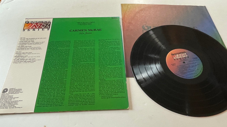 Carmen McRae Ms. Jazz Used Vinyl LP G+\VG+