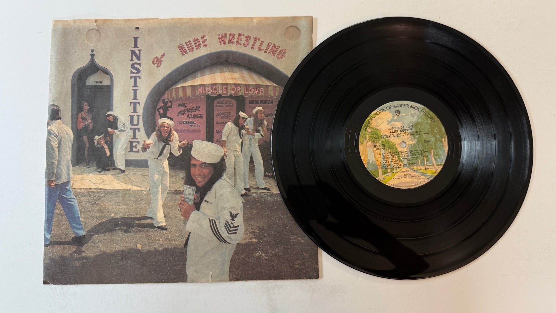 Alice Cooper Muscle Of Love Used Vinyl LP VG\VG