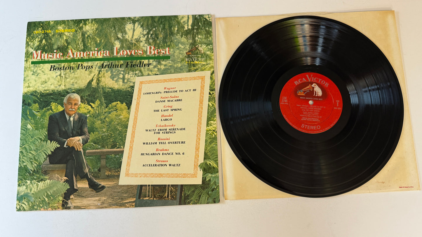 Boston Pops Orchestra Music America Loves Best Used Vinyl LP VG+\VG+