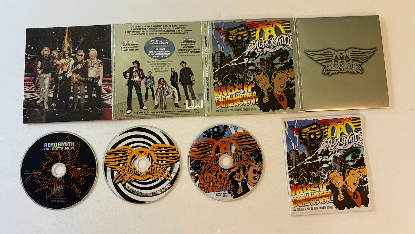 Aerosmith Music From Another Dimension! Used 3CD VG+\VG