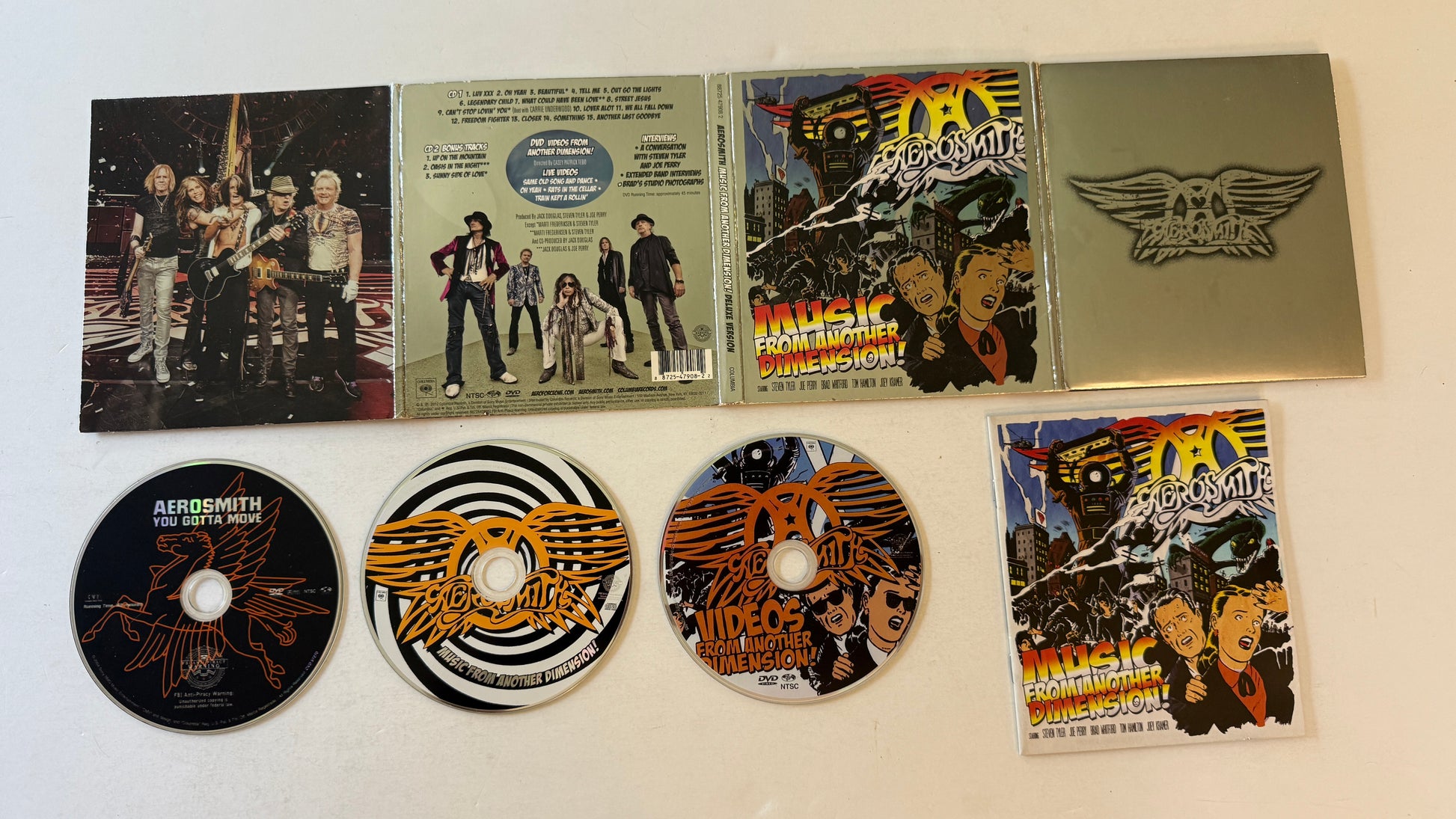 Aerosmith Music From Another Dimension! Used 3CD VG+\VG