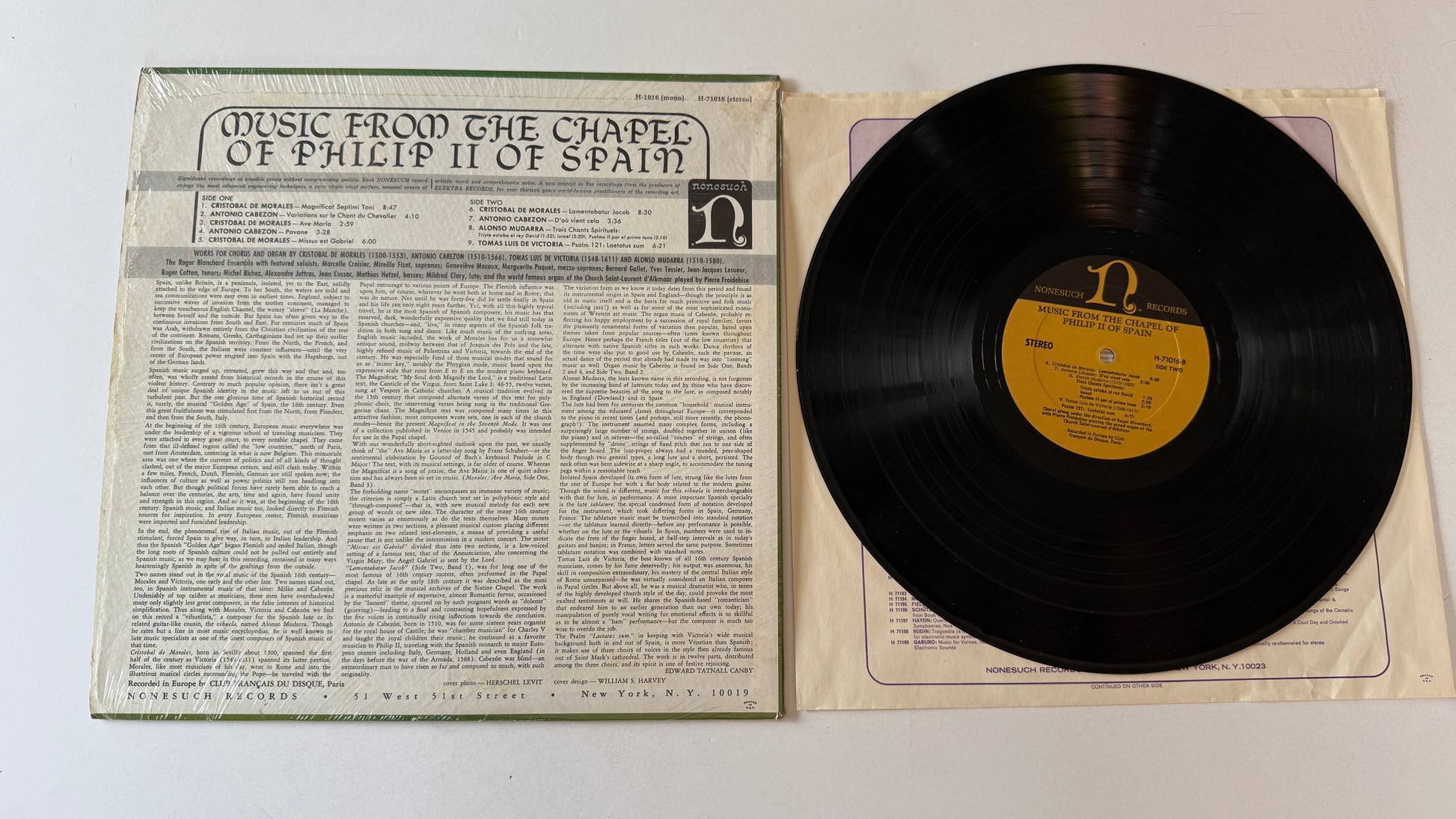 Various Music From The Chapel Of Philip II Of Spain Used Vinyl LP VG+\VG+
