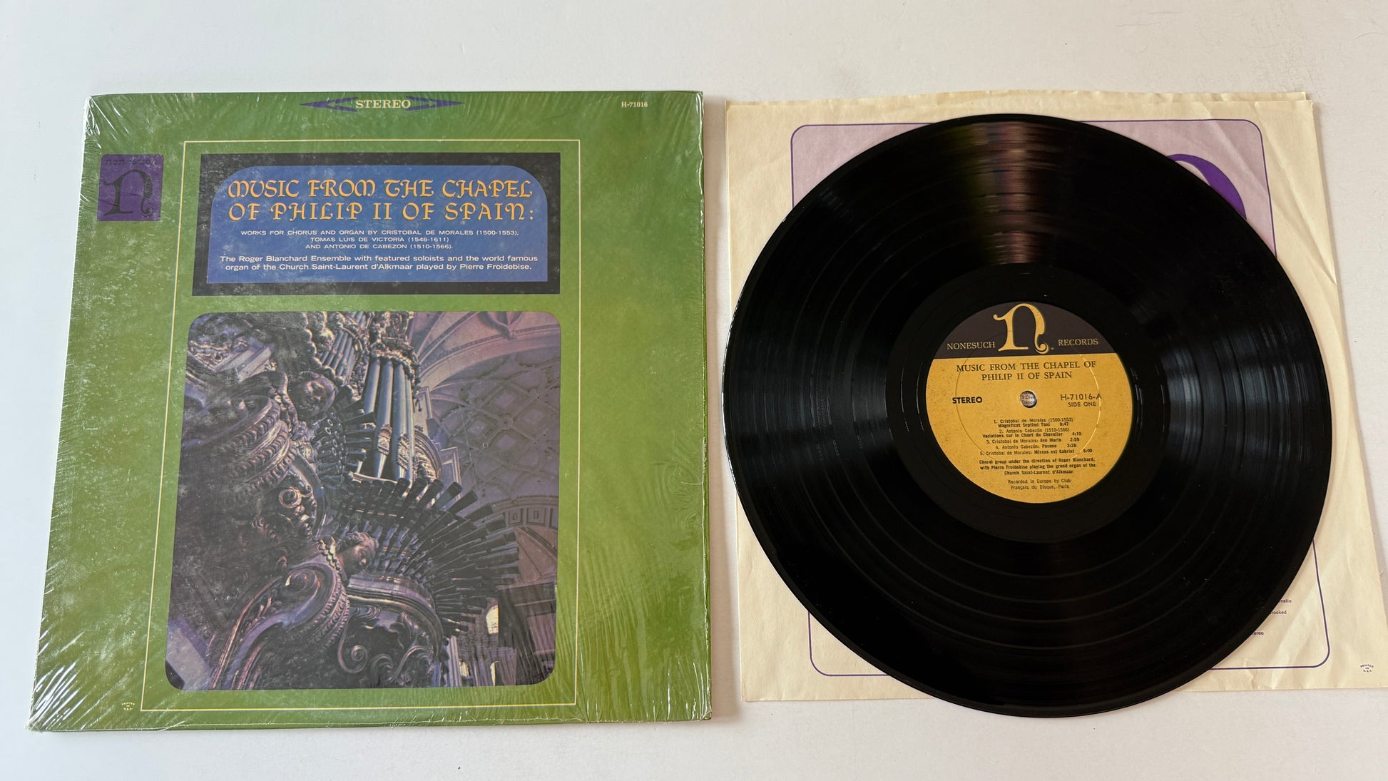 Various Music From The Chapel Of Philip II Of Spain Used Vinyl LP VG+\VG+