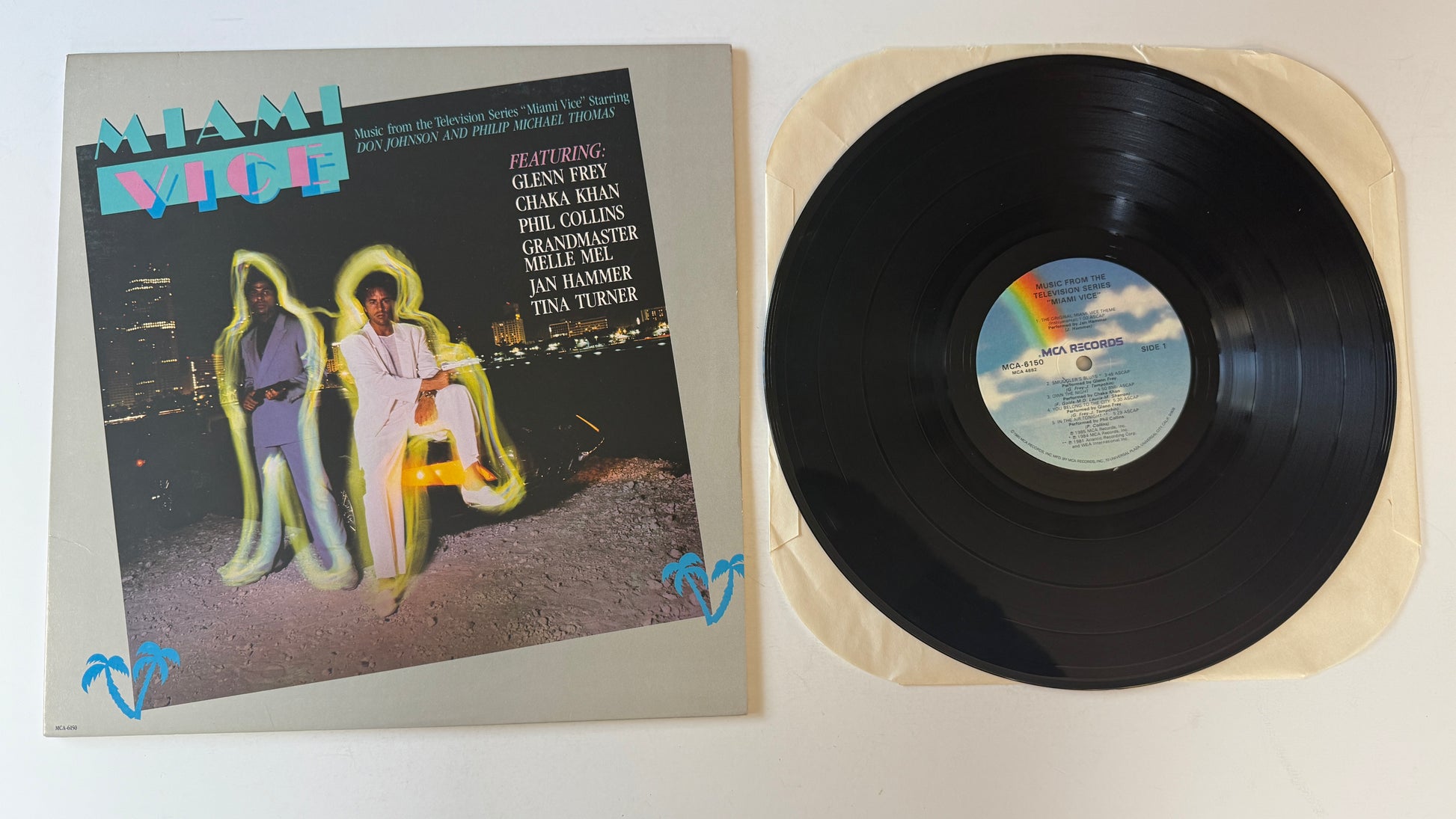 Various Music From The Television Series "Miami Vice" Used Vinyl LP VG+\VG+