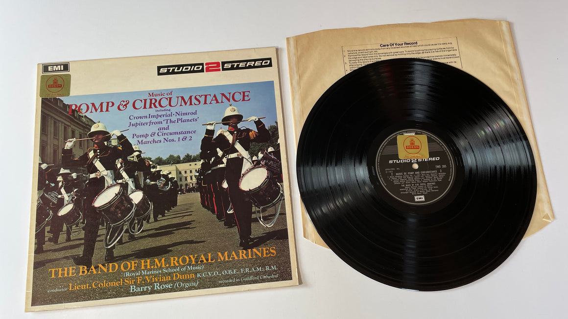 The Band Of H.M. Royal Marines (Royal Marines Scho Music Of Pomp And Circumstance Used Vinyl LP VG+\VG+