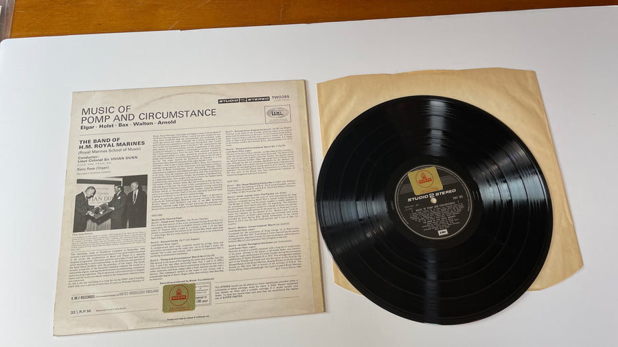 The Band Of H.M. Royal Marines (Royal Marines Scho Music Of Pomp And Circumstance Used Vinyl LP VG+\VG+