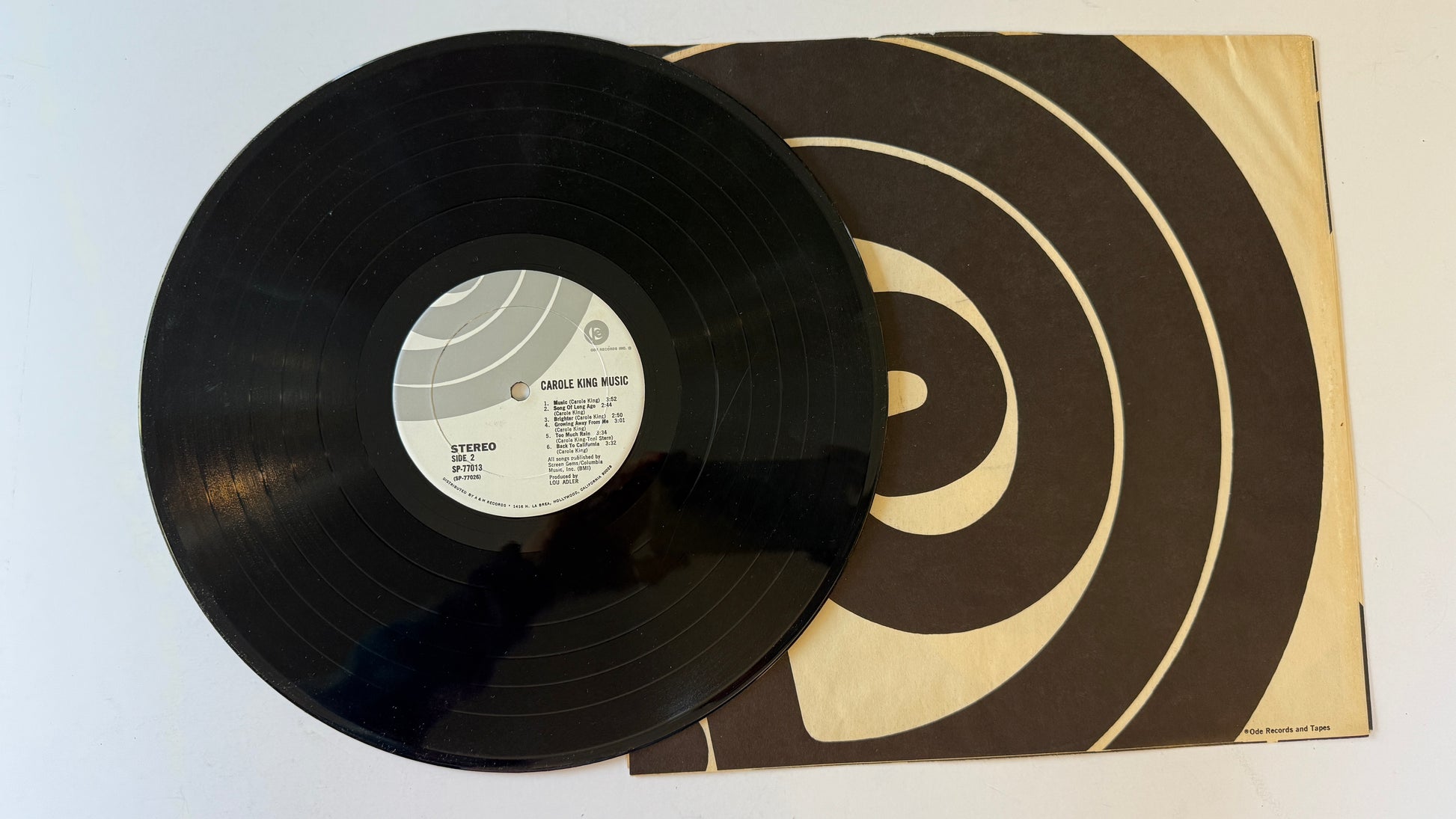 Carole King Music Used Vinyl LP VG\VG