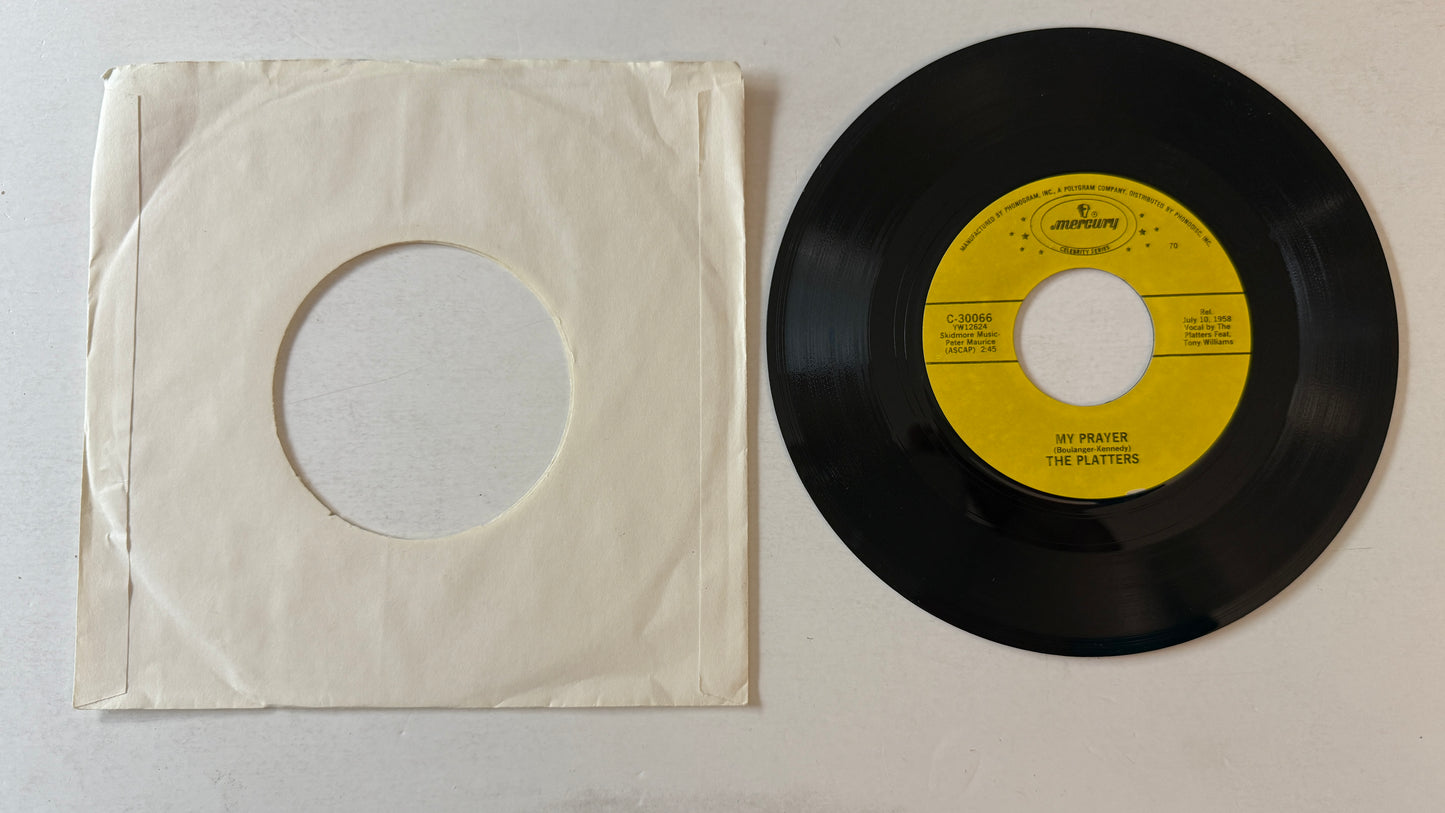 The Platters My Prayer / (You've Got) The Magic Touch Used 45 RPM 7" Vinyl VG+\