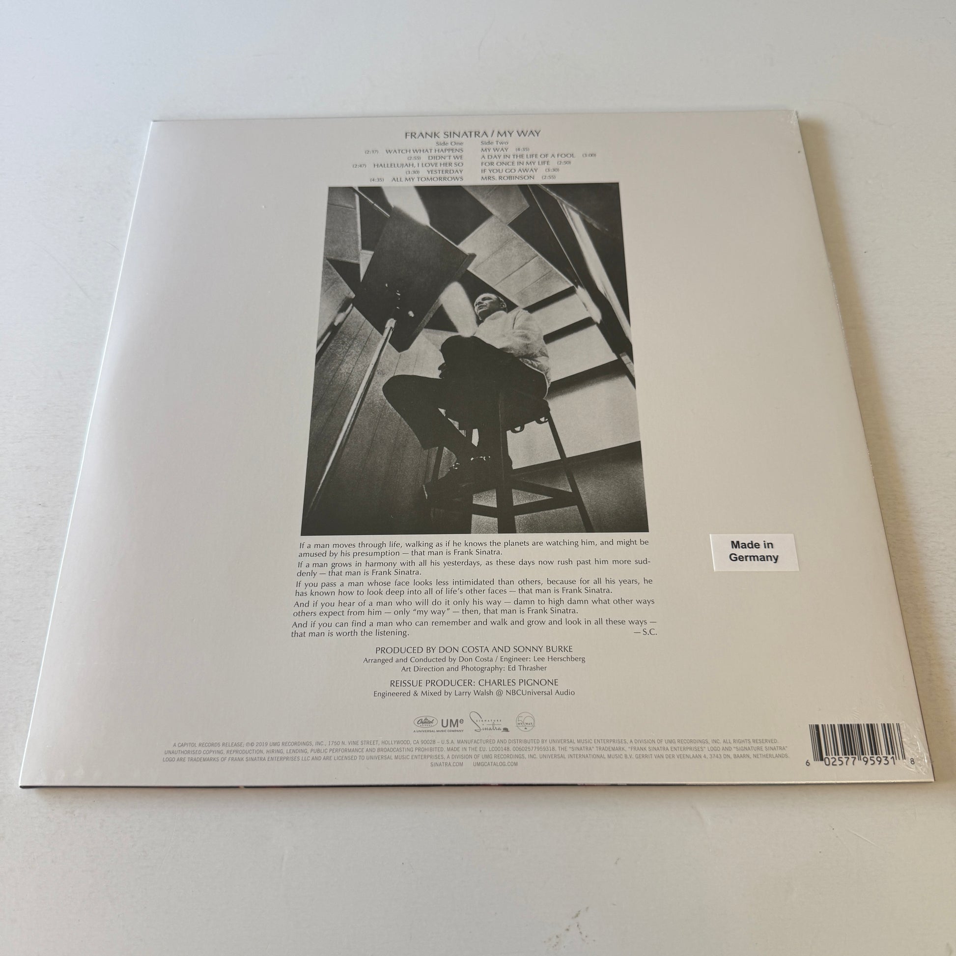 Frank Sinatra My Way New Vinyl LP M\M
