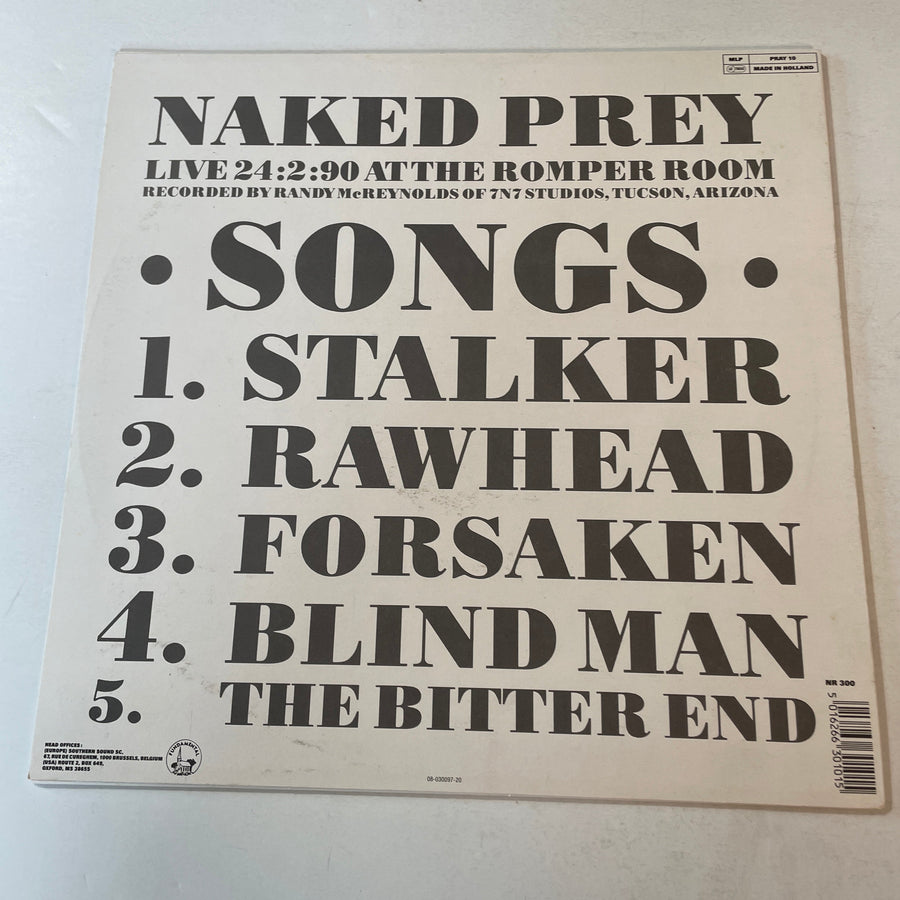 Naked Prey Live In Tucson Used Vinyl LP M\VG+