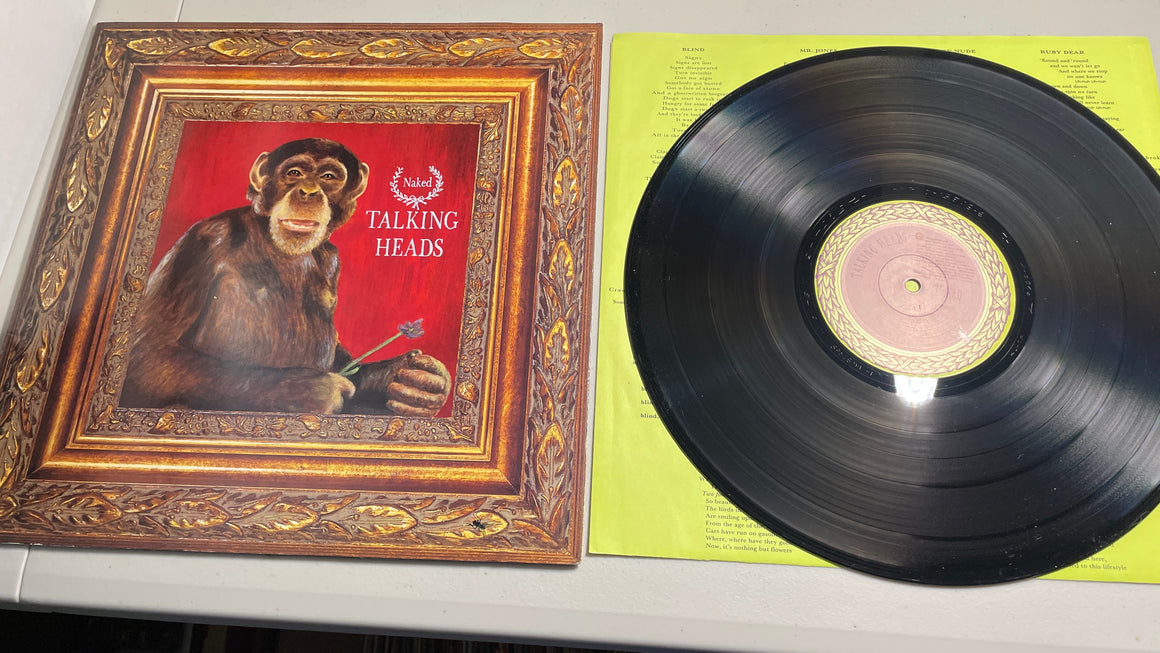 Talking Heads Naked Used Vinyl LP VG+\VG+
