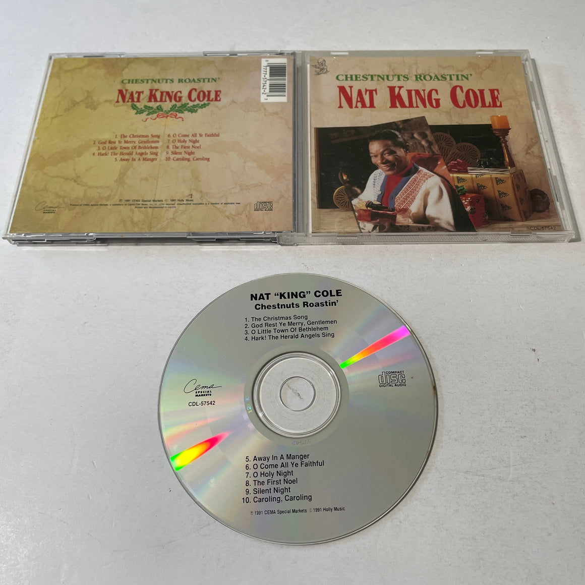 Nat King Cole Chestnuts Roastin' Used CD VG+\VG