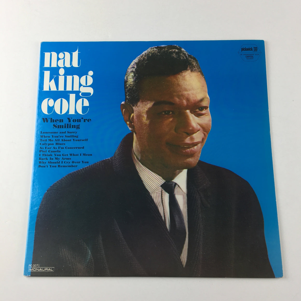 Nat King Cole When You're Smiling Used Vinyl LP VG+\VG+