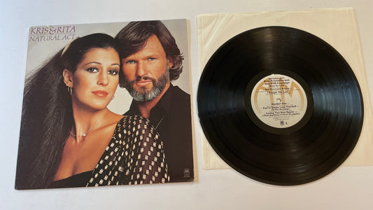 Kris Kristofferson & Rita Coolidge Natural Act Used Vinyl LP VG+\VG