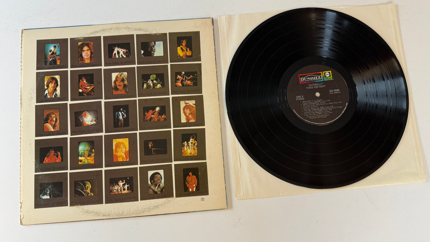 Three Dog Night Naturally Used Vinyl LP VG+\VG