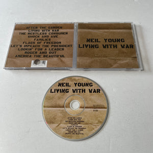 Neil Young Living With War Used CD VG+\VG+