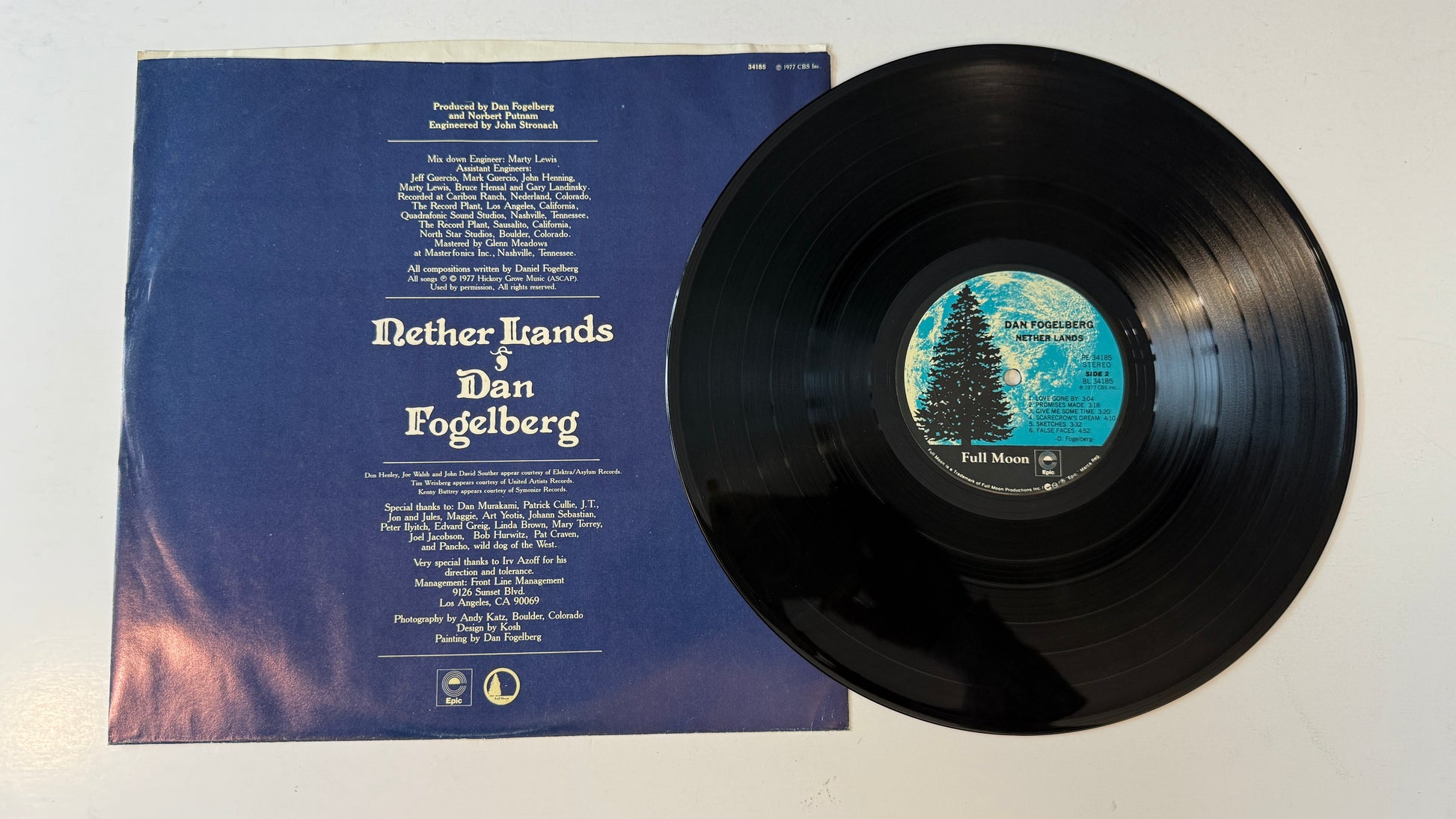 Dan Fogelberg Nether Lands Used Vinyl LP VG+\VG