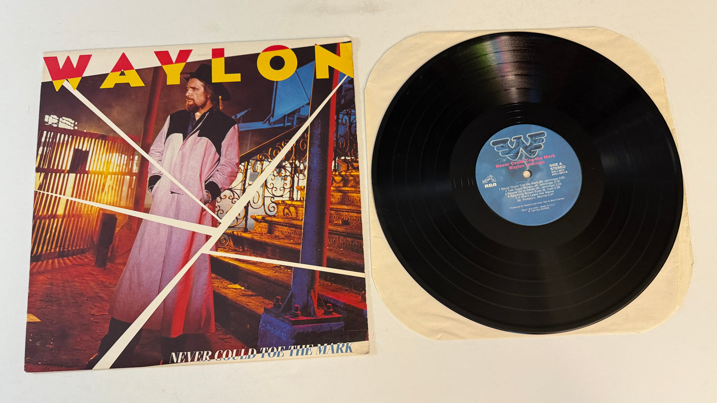 Waylon Jennings Never Could Toe The Mark Used Vinyl LP VG+\VG+