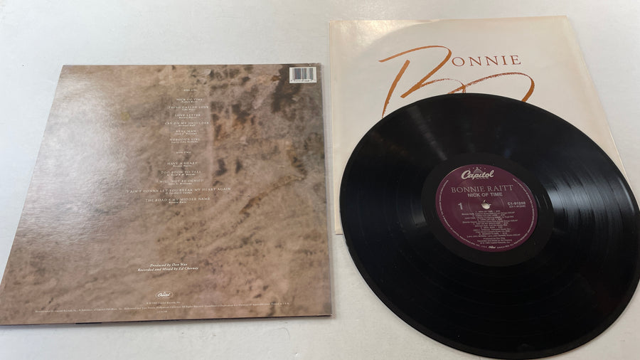 Bonnie Raitt Nick Of Time Used Vinyl LP VG+\VG+