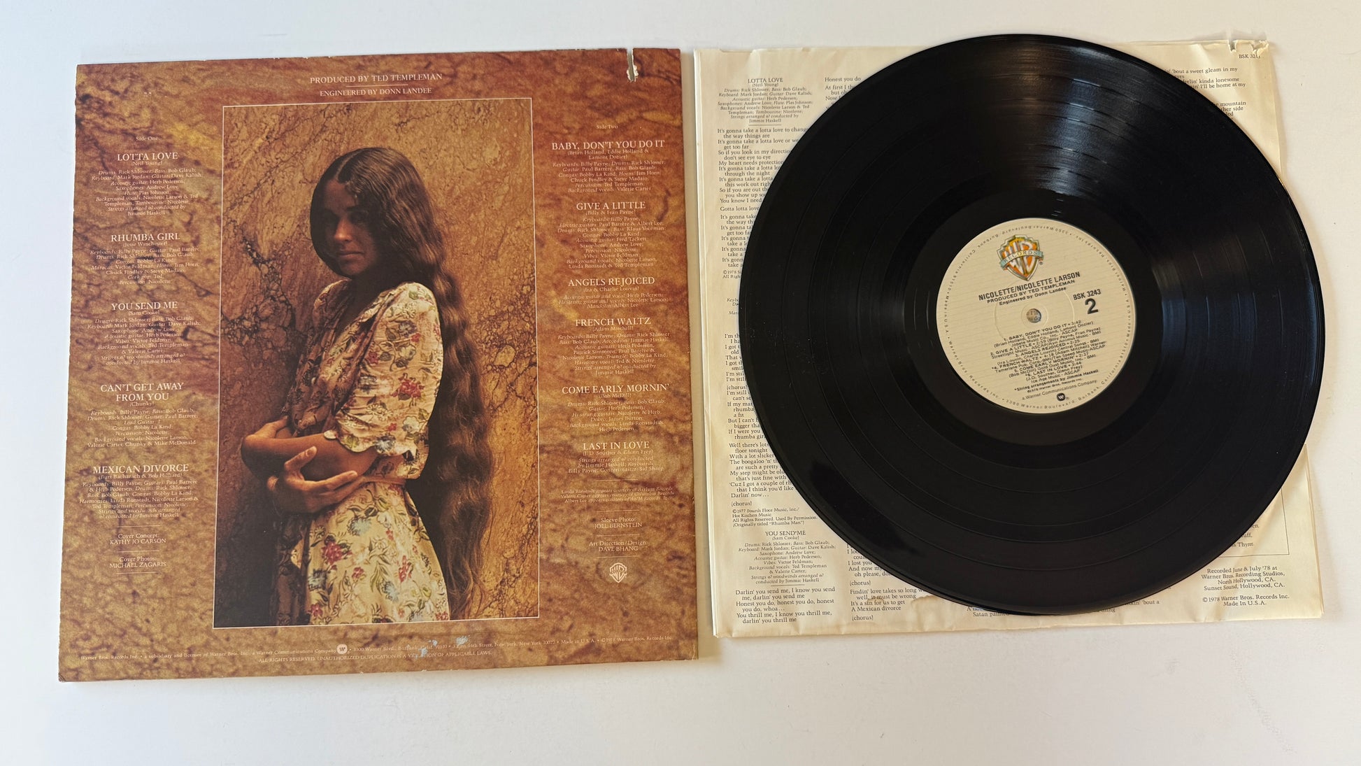 Nicolette Larson Nicolette Used Vinyl LP VG+\VG