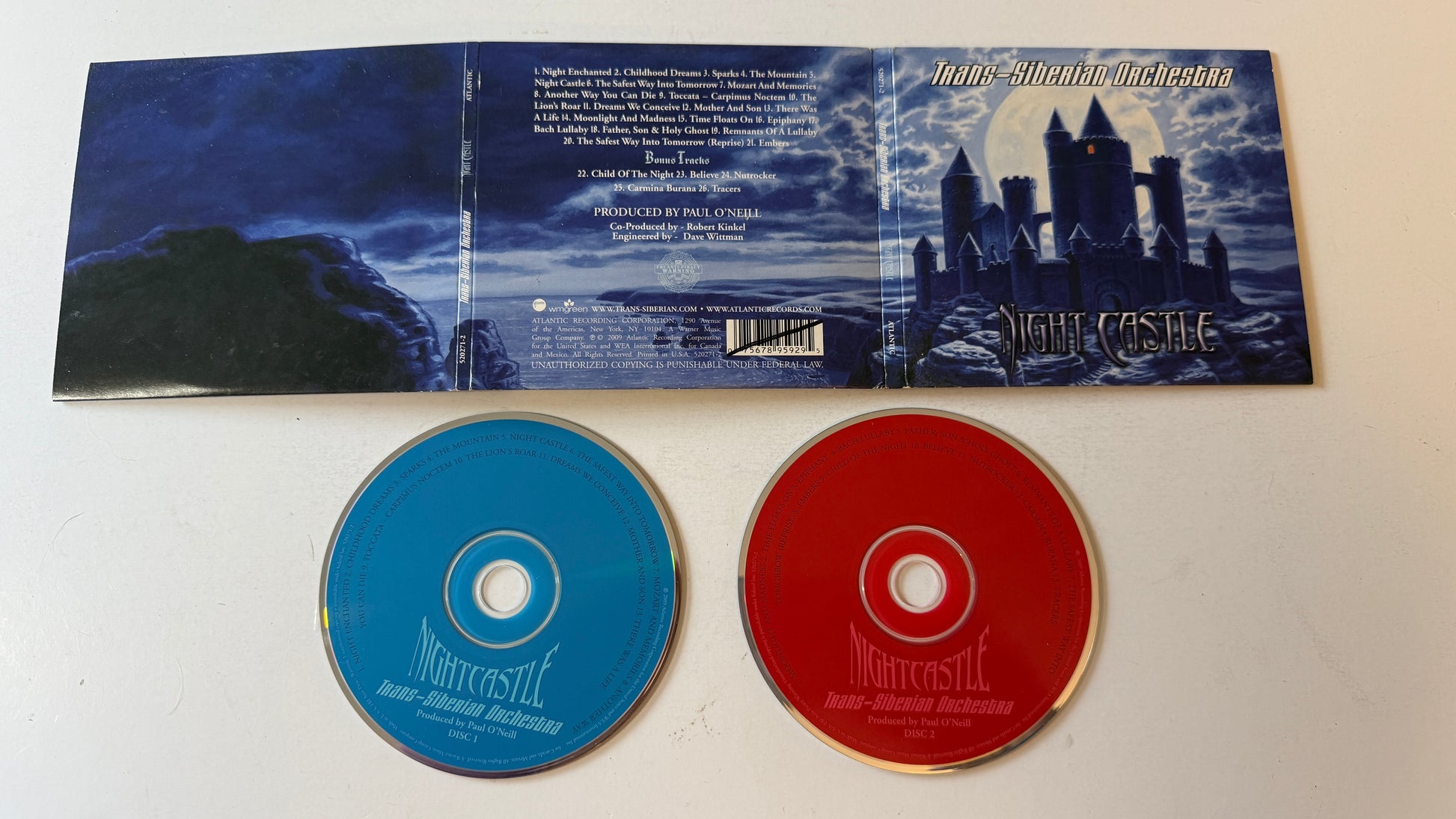 Trans-Siberian Orchestra Night Castle VG+\VG+