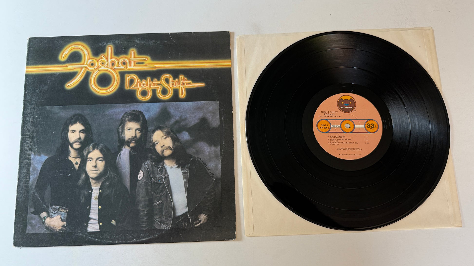 Foghat Night Shift Used Vinyl LP VG+\VG