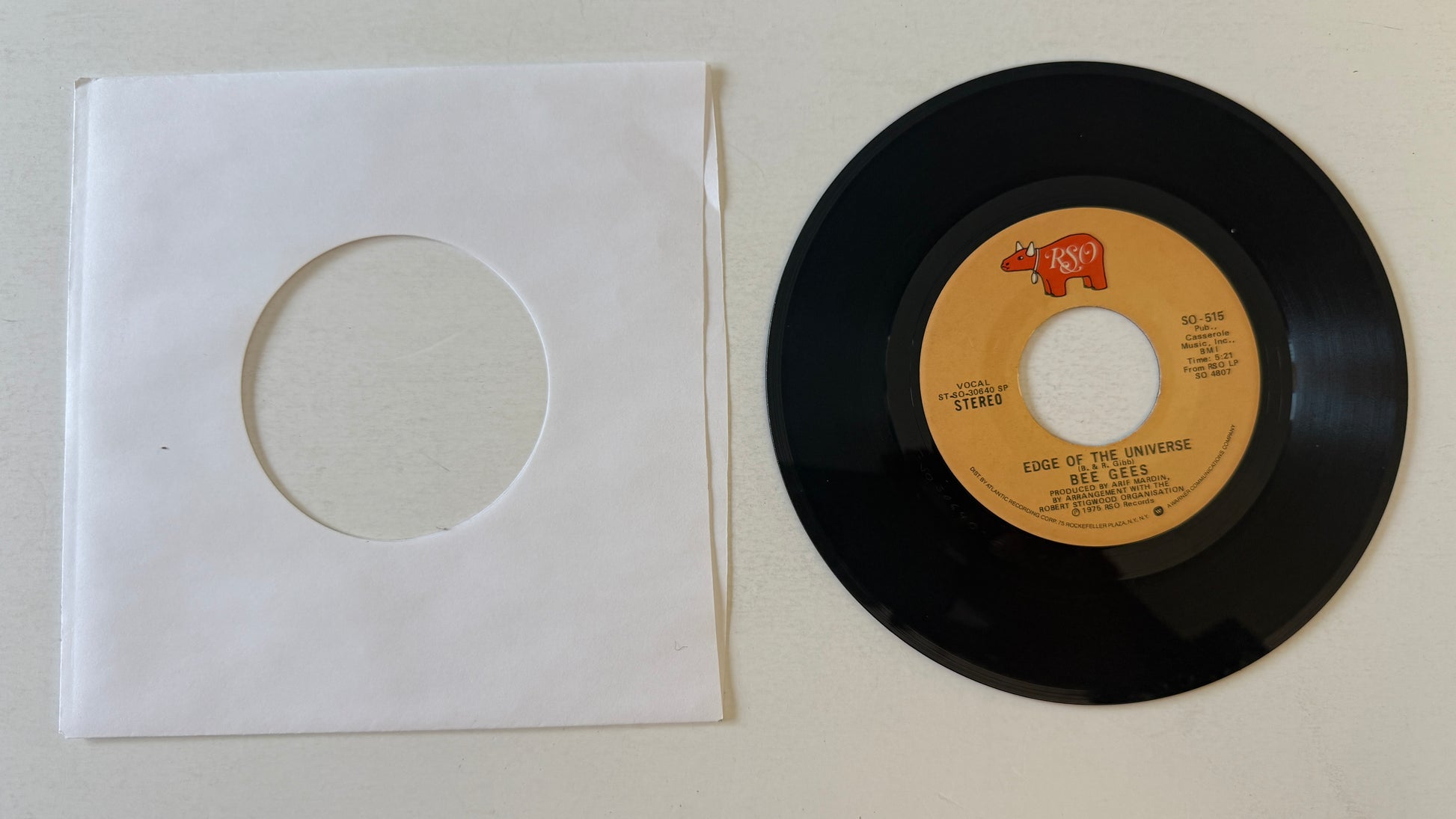 Bee Gees Nights On Broadway Used 45 RPM 7" Vinyl VG+\