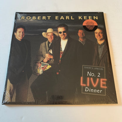 Robert Earl Keen No. 2 Live Dinner New Vinyl 2LP M\M