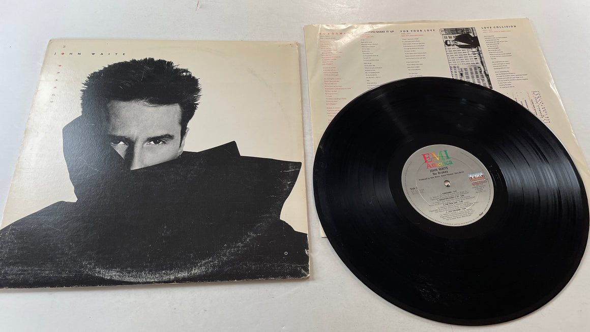 John Waite No Brakes Used Vinyl LP VG+\G+