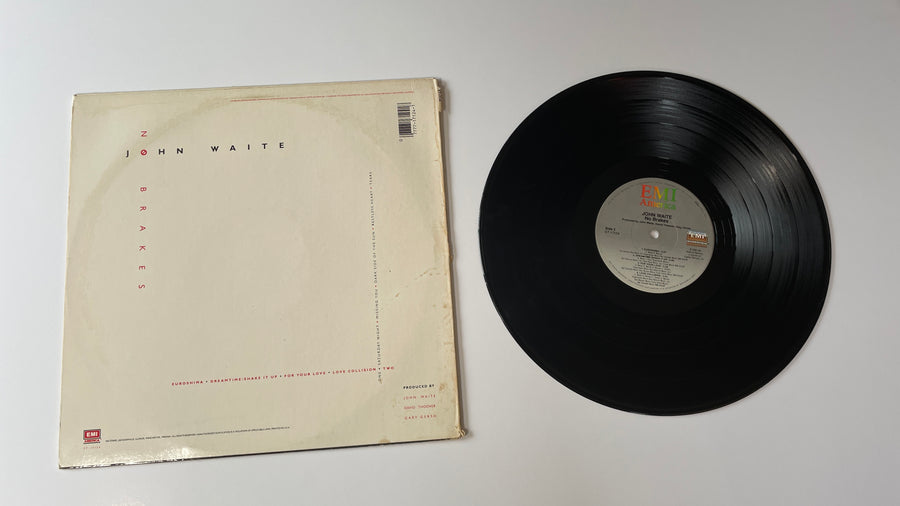 John Waite No Brakes Used Vinyl LP VG+\G+