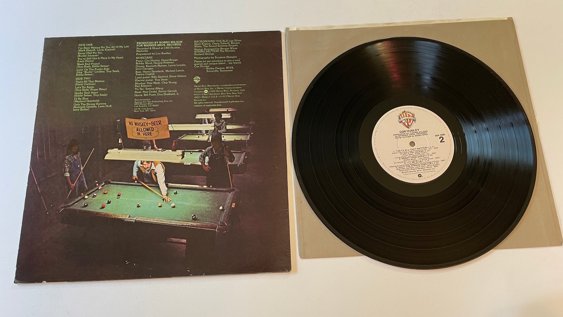 Con Hunley No Limit Used Vinyl LP VG+\VG