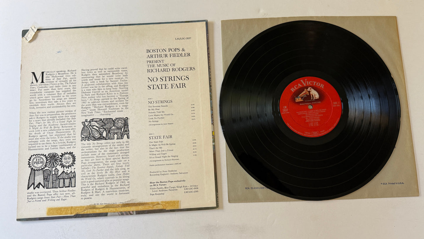 Arthur Fiedler No Strings Used Vinyl LP VG+\VG