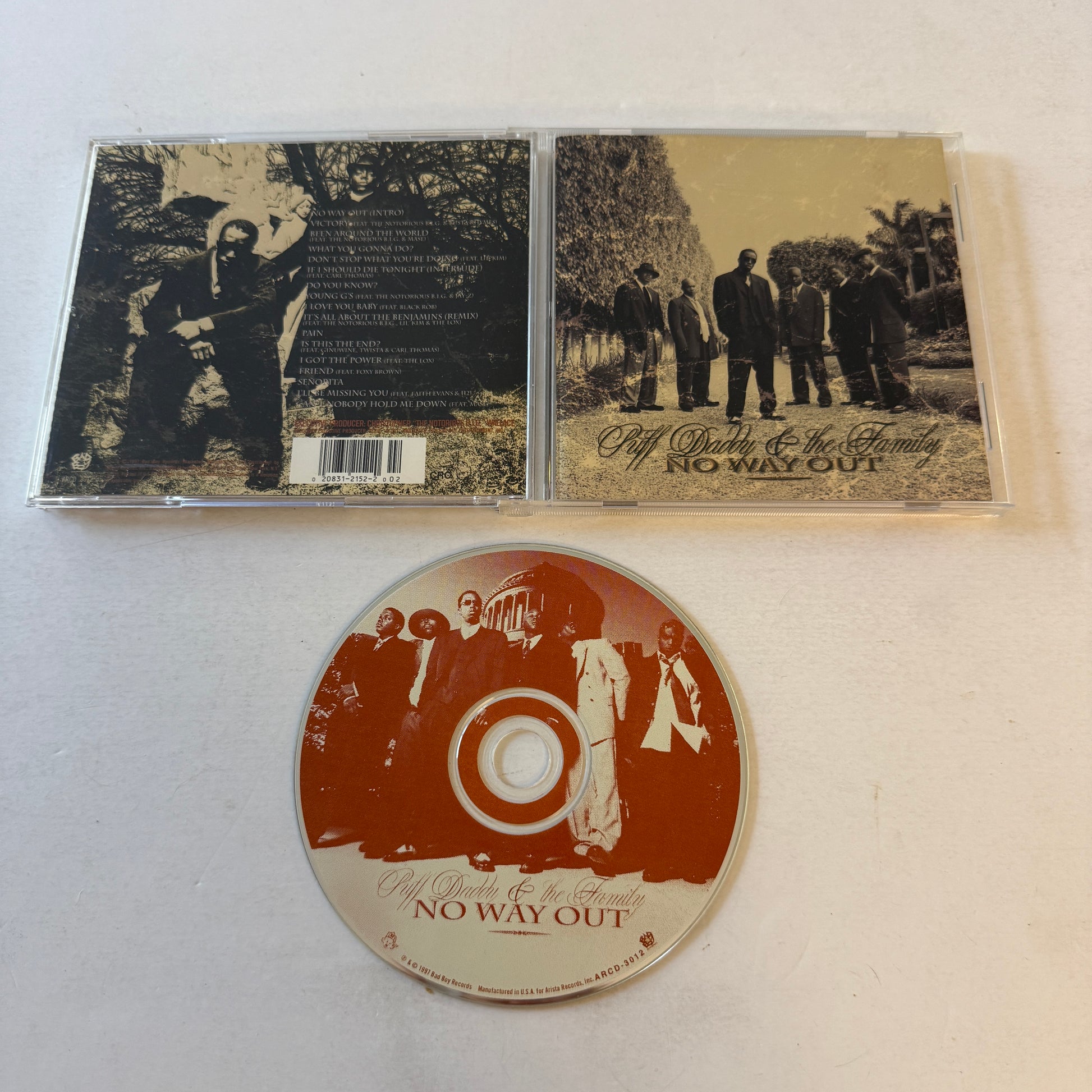 Puff Daddy The Family No Way Out Used CD VG  #92 VG  Slow Turnin Vinyl