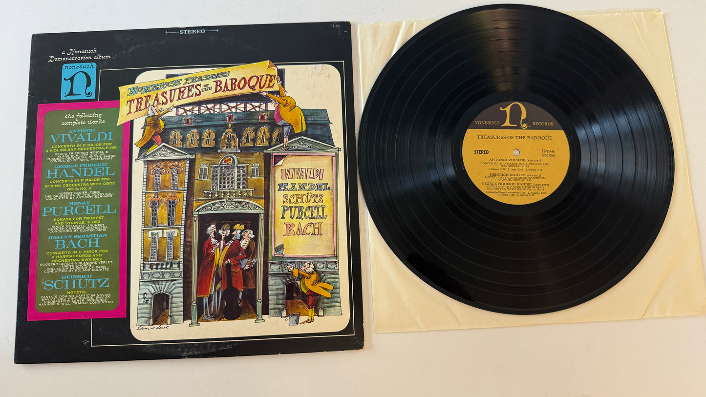 Antonio Vivaldi Nonesuch Presents: Treasures Of The Baroque Used Vinyl LP VG+\VG