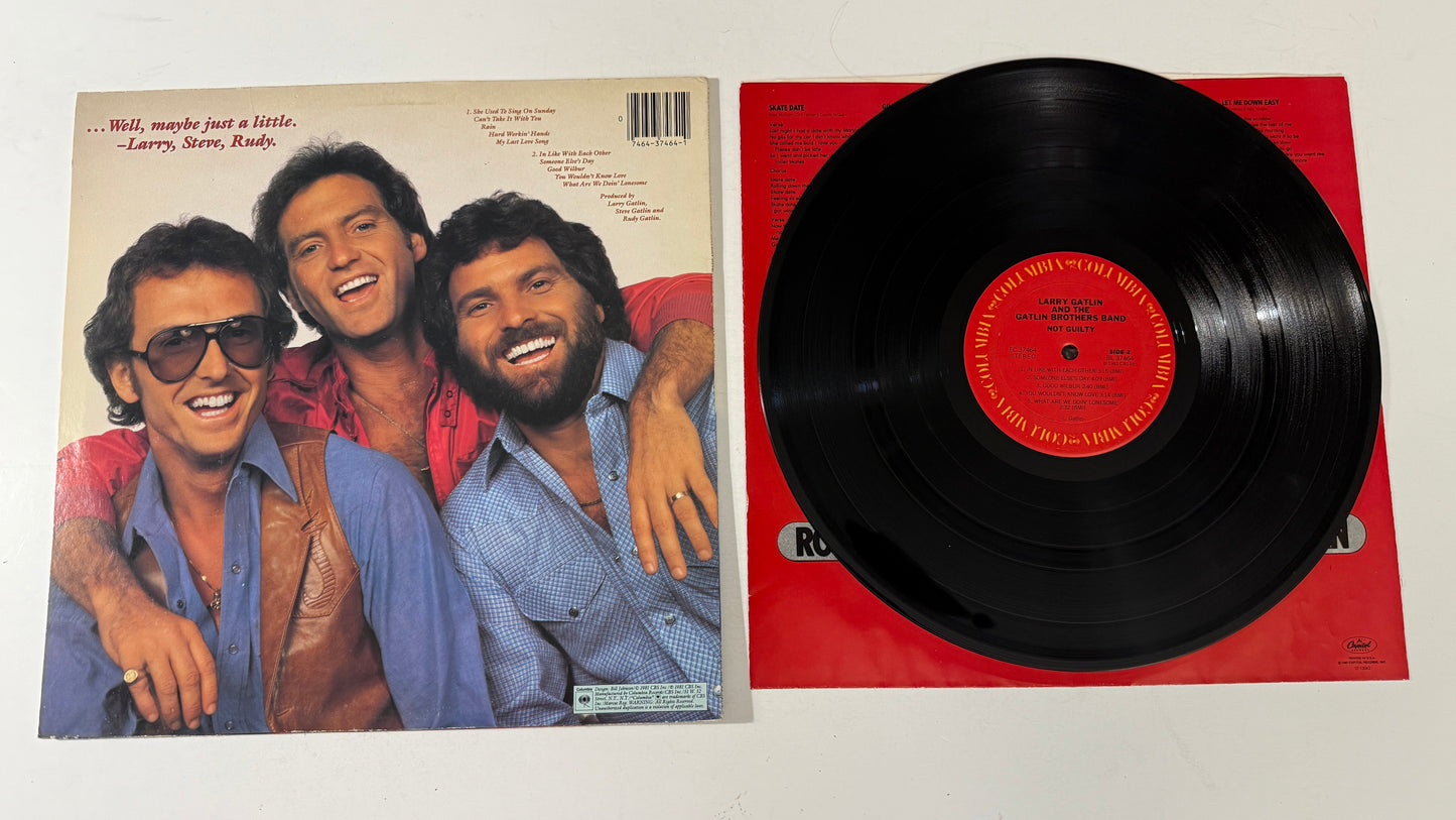 Larry Gatlin & The Gatlin Brothers Not Guilty... Used Vinyl LP VG+\VG+
