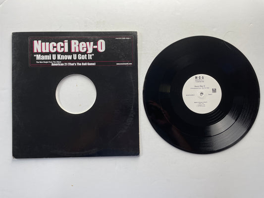 Nucci Rey O Mami U Know U Got It Used Vinyl LP VG+\VG+