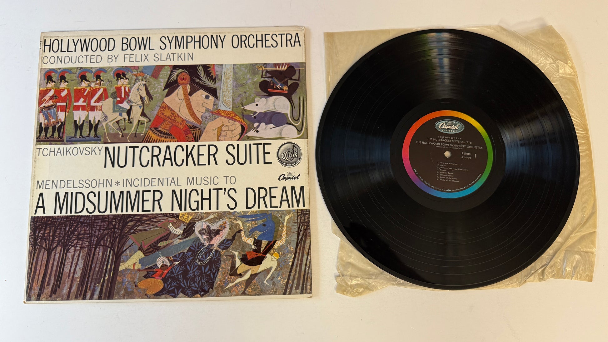 Pyotr Ilyich Tchaikovsky Nutcracker Suite / A Midsummer Night’s Dream Used Vinyl LP VG+\VG+
