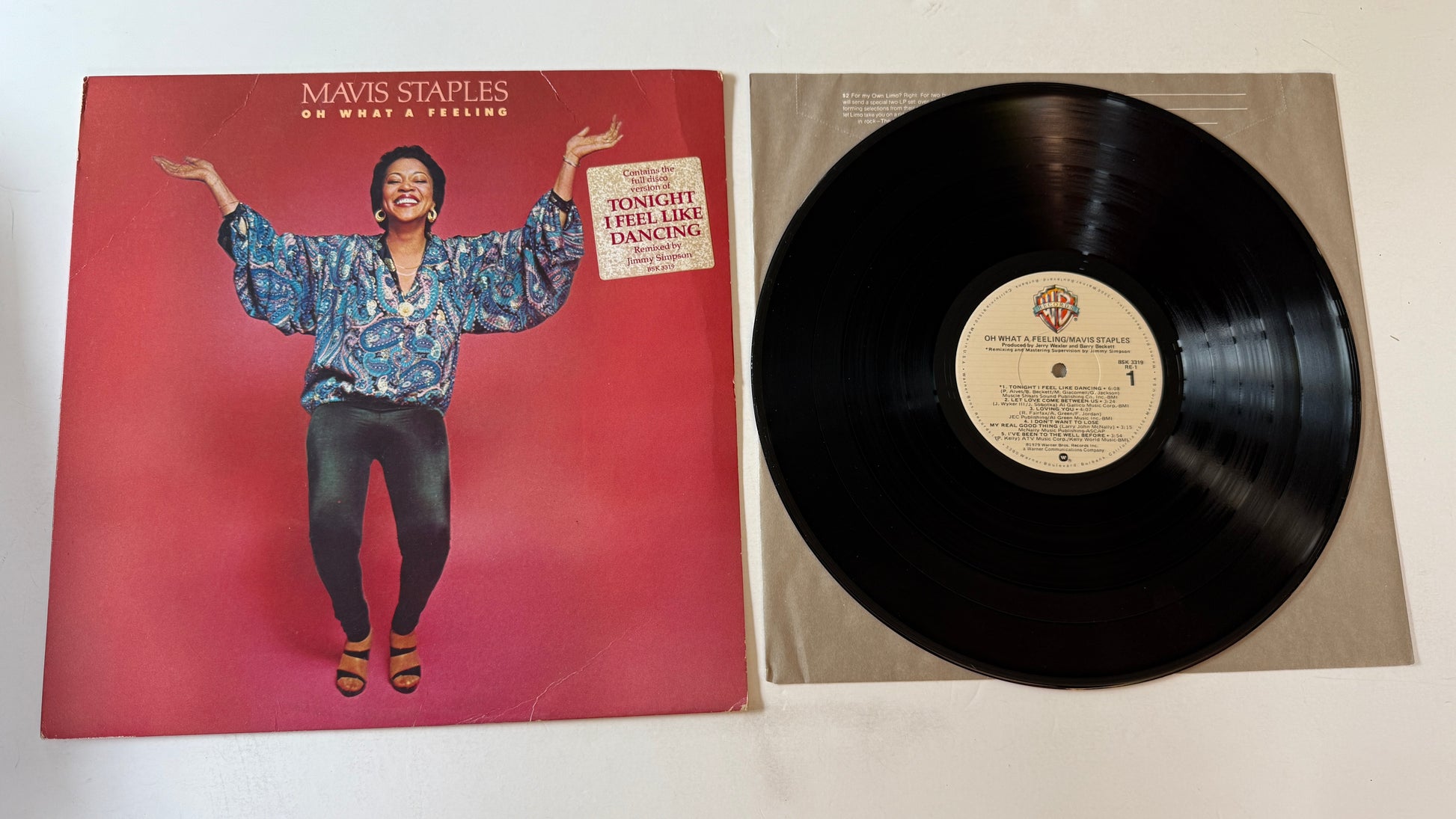 Mavis Staples Oh What A Feeling Used Vinyl LP VG+\VG