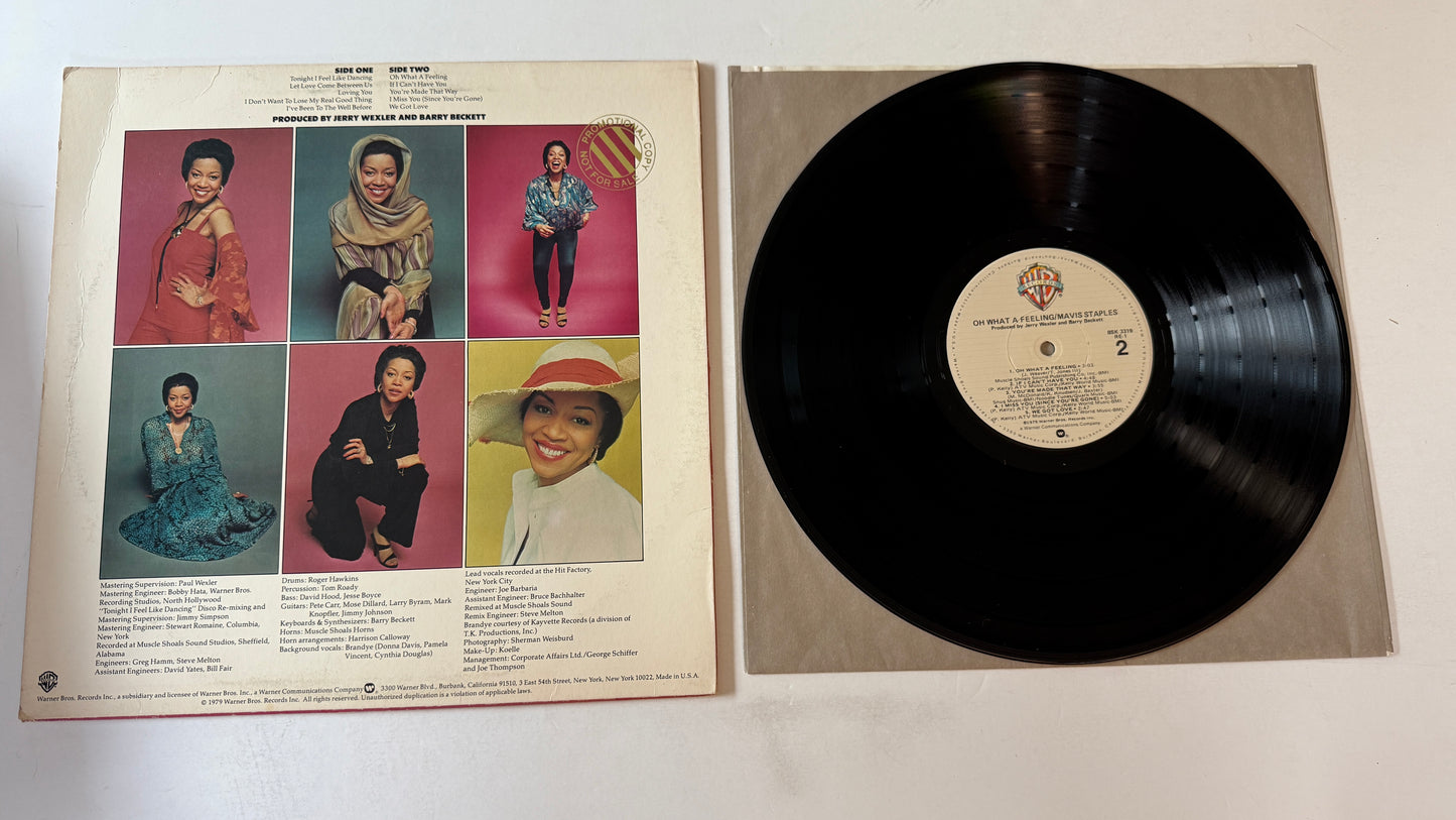 Mavis Staples Oh What A Feeling Used Vinyl LP VG+\VG