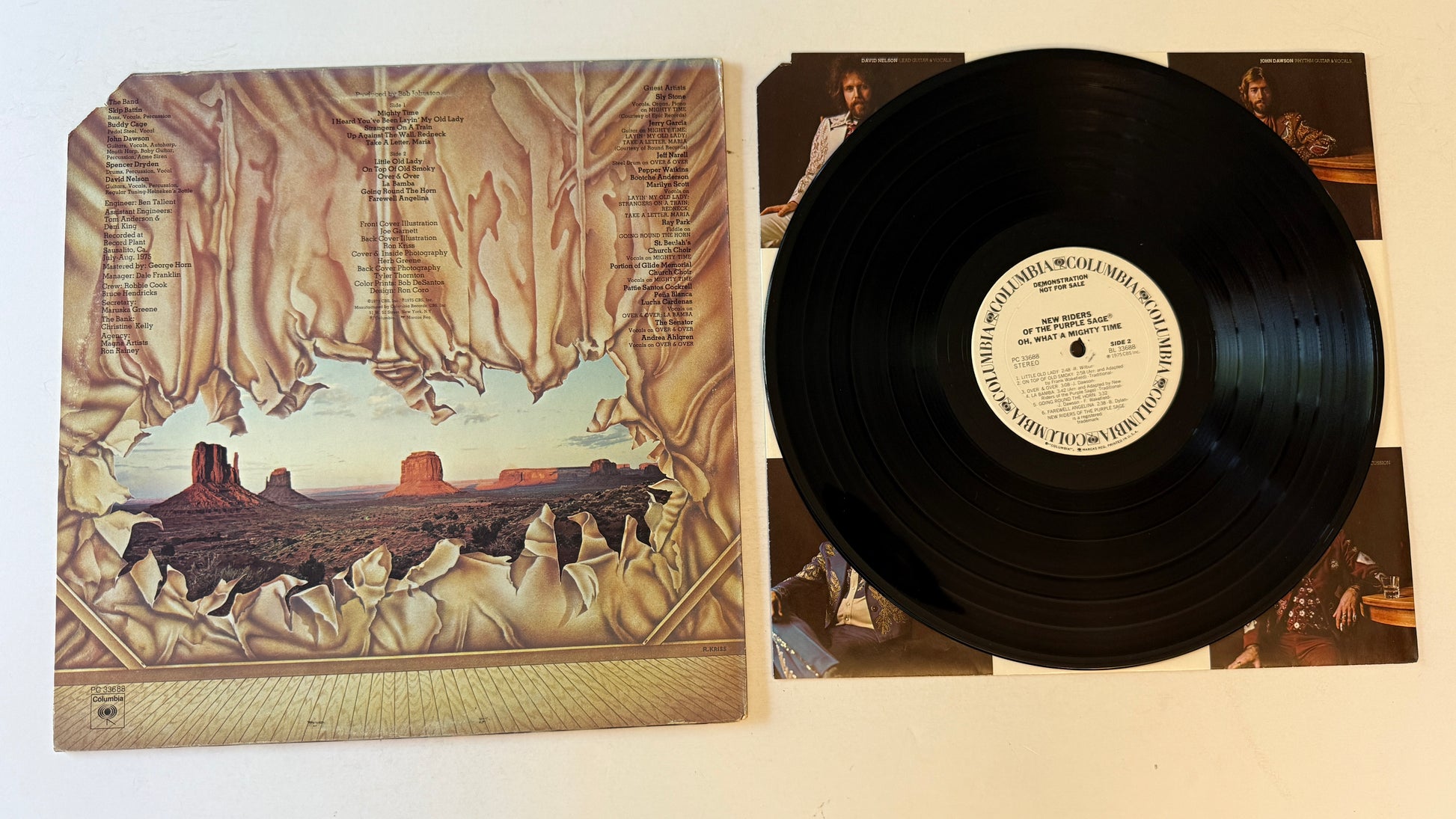 New Riders Of The Purple Sage Oh, What A Mighty Time Used Vinyl LP VG+\VG