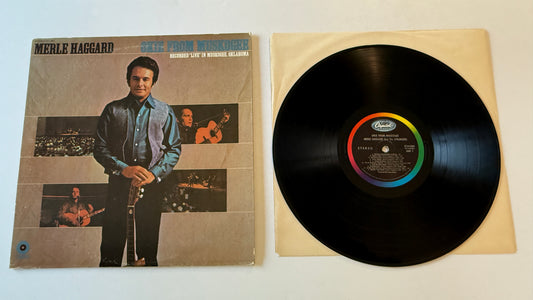 Merle Haggard Okie From Muskogee (Recorded "Live" In Muskogee, Oklahoma) Used Vinyl LP VG+\VG