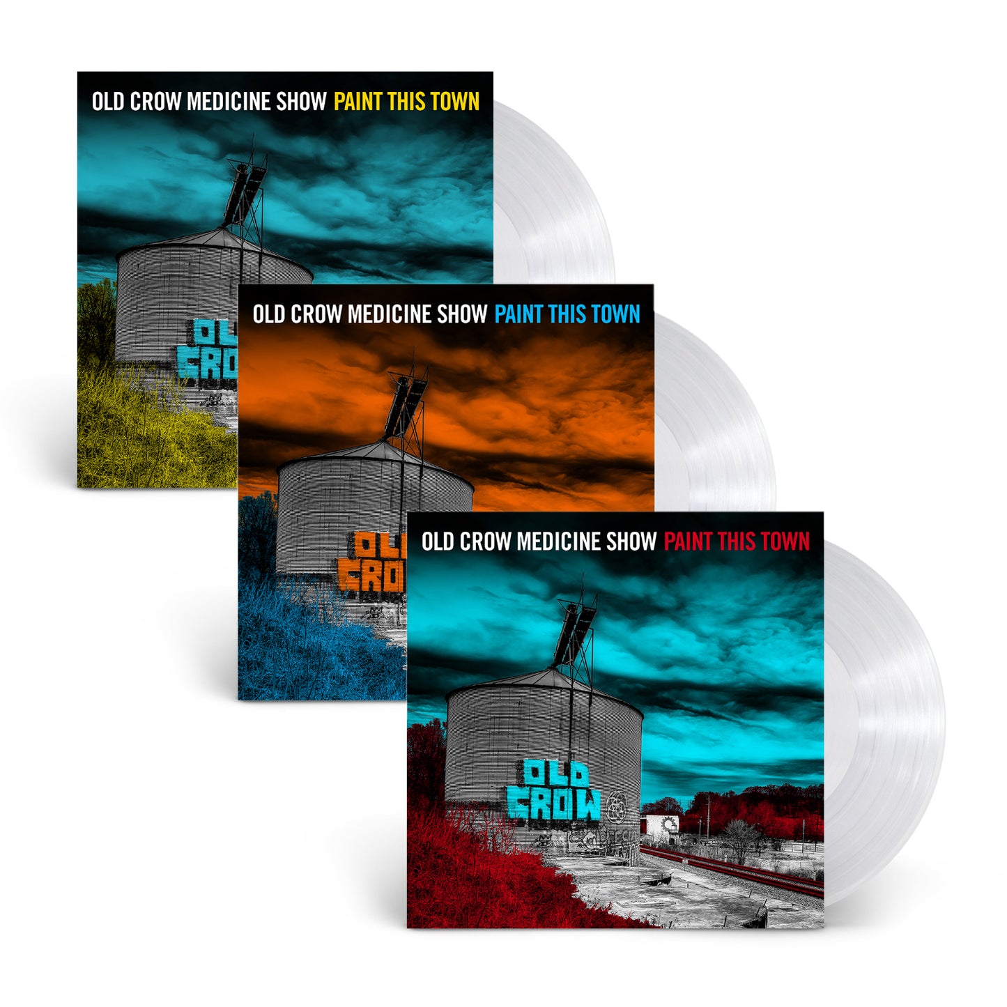 Old Crow Medicine Show Paint This Town [Random Jacket Clear LP] New Colored Vinyl LP M\M