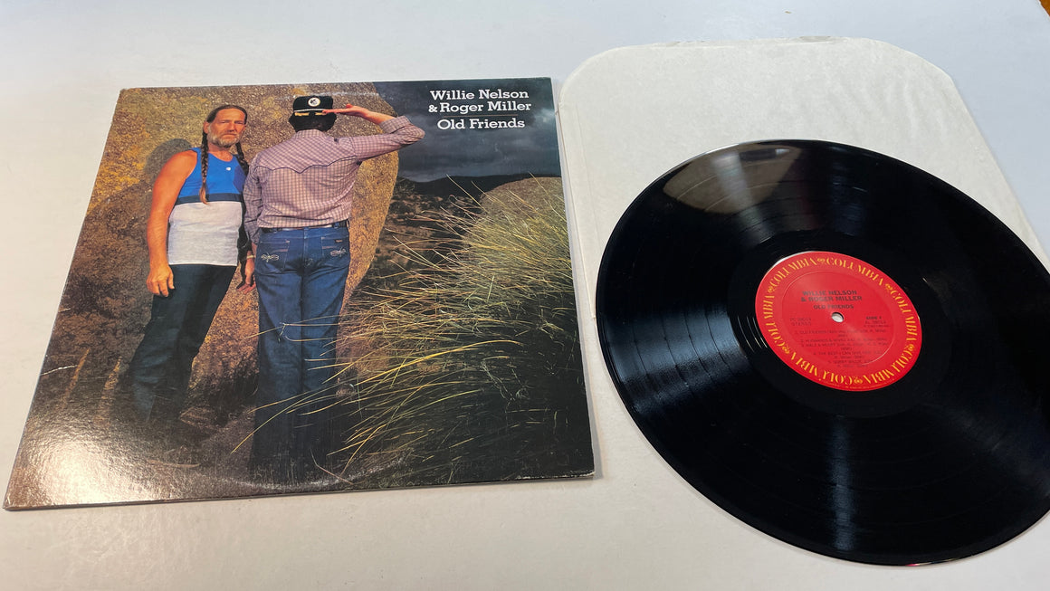 Willie Nelson & Roger Miller Old Friends Used Vinyl LP VG+\VG