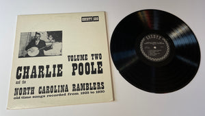 Charlie Poole And The North Carolina Ramblers Old Time Songs Recorded From 1925 - 1930 Volume 2 Used Vinyl LP VG+\VG