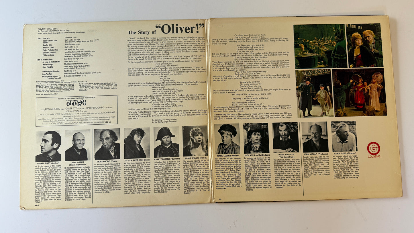 Lionel Bart Oliver! (An Original Soundtrack Recording) Used Vinyl LP VG+\VG