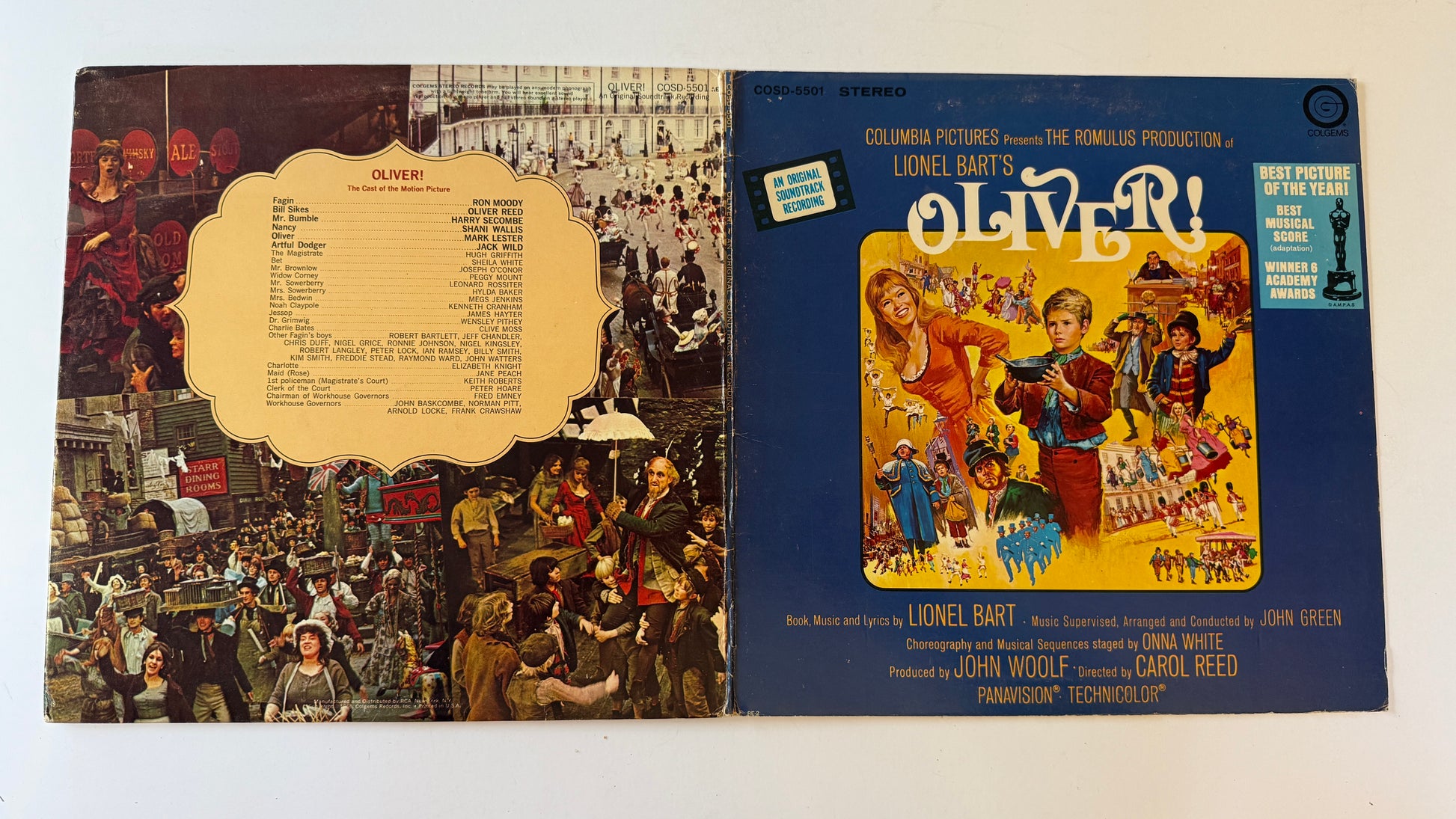 Lionel Bart Oliver! (An Original Soundtrack Recording) Used Vinyl LP VG+\VG