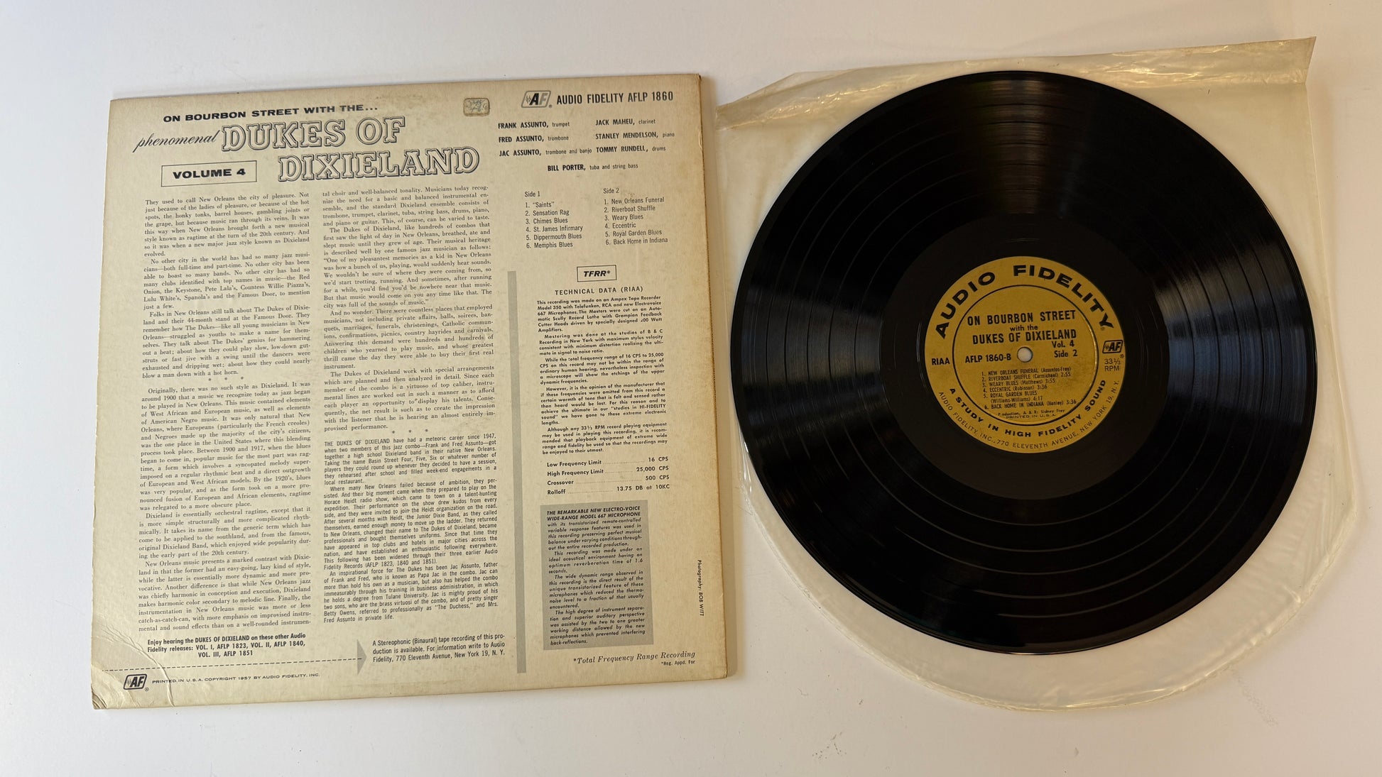 The Dukes Of Dixieland On Bourbon Street With The Dukes Of Dixieland, Volume 4 Used Vinyl LP VG+\VG