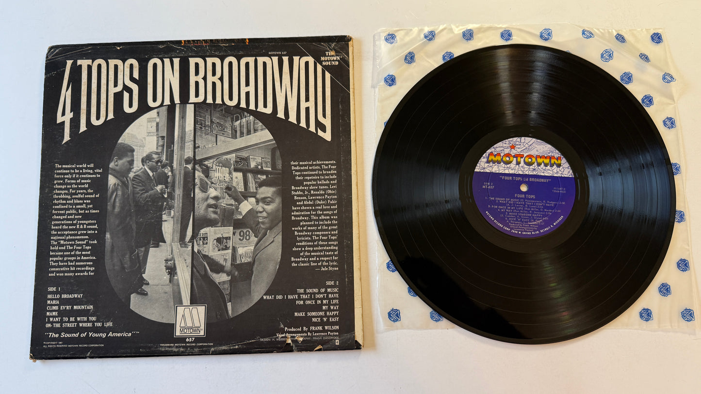 Four Tops On Broadway Used Vinyl LP VG+\VG