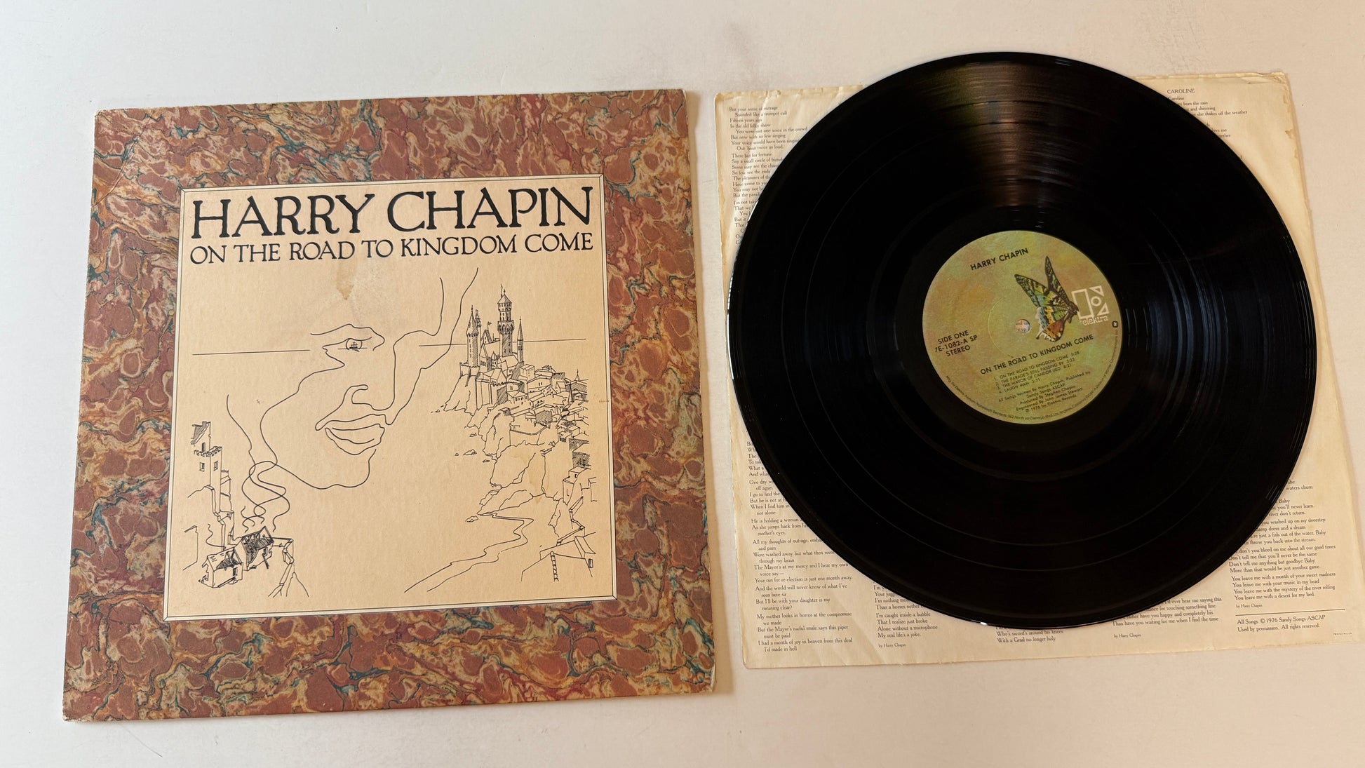 Harry Chapin On The Road To Kingdom Come Used Vinyl LP VG+\VG+
