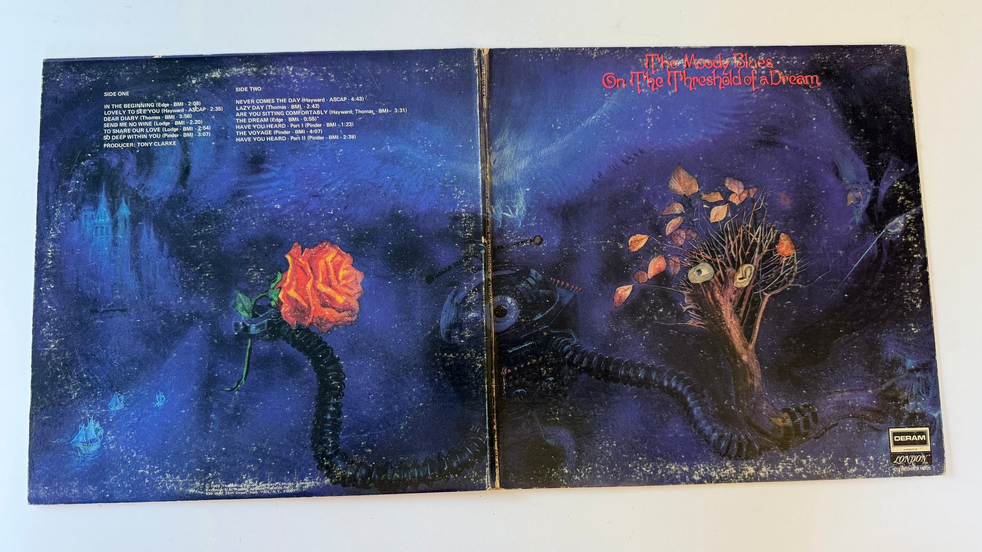 The Moody Blues On The Threshold Of A Dream Used Vinyl LP VG+\G+